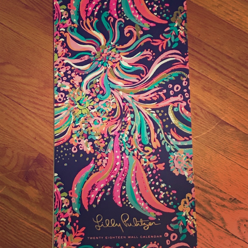 Lilly Pulitzer 2018 wall calendar, Beach Loot